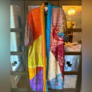 Sacred Threads Silk Kimono Robe